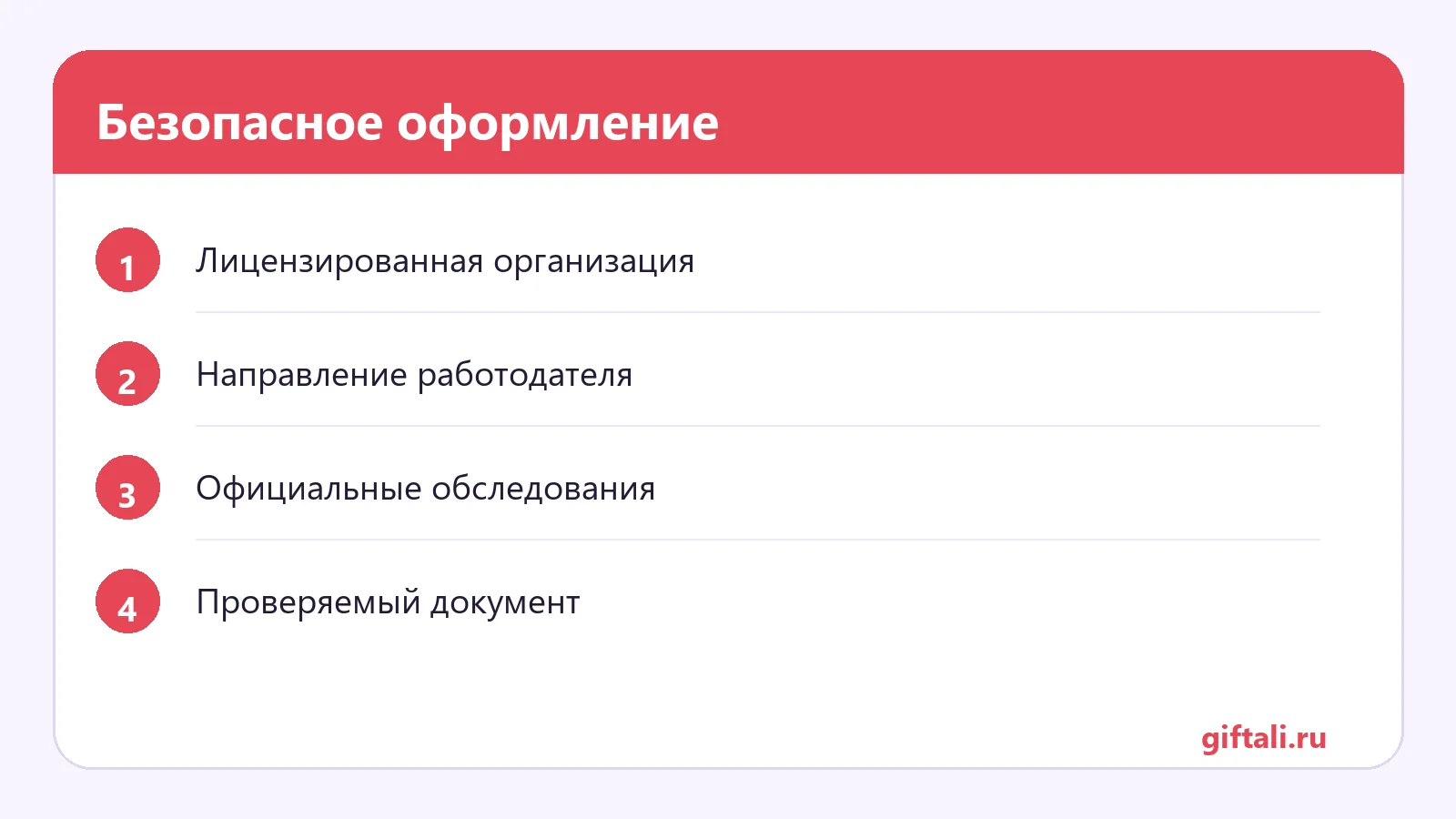 Безопасное оформление