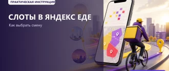 Слоты в Яндекс Еде: как забронировать смену и выбрать выгодное время: обложка