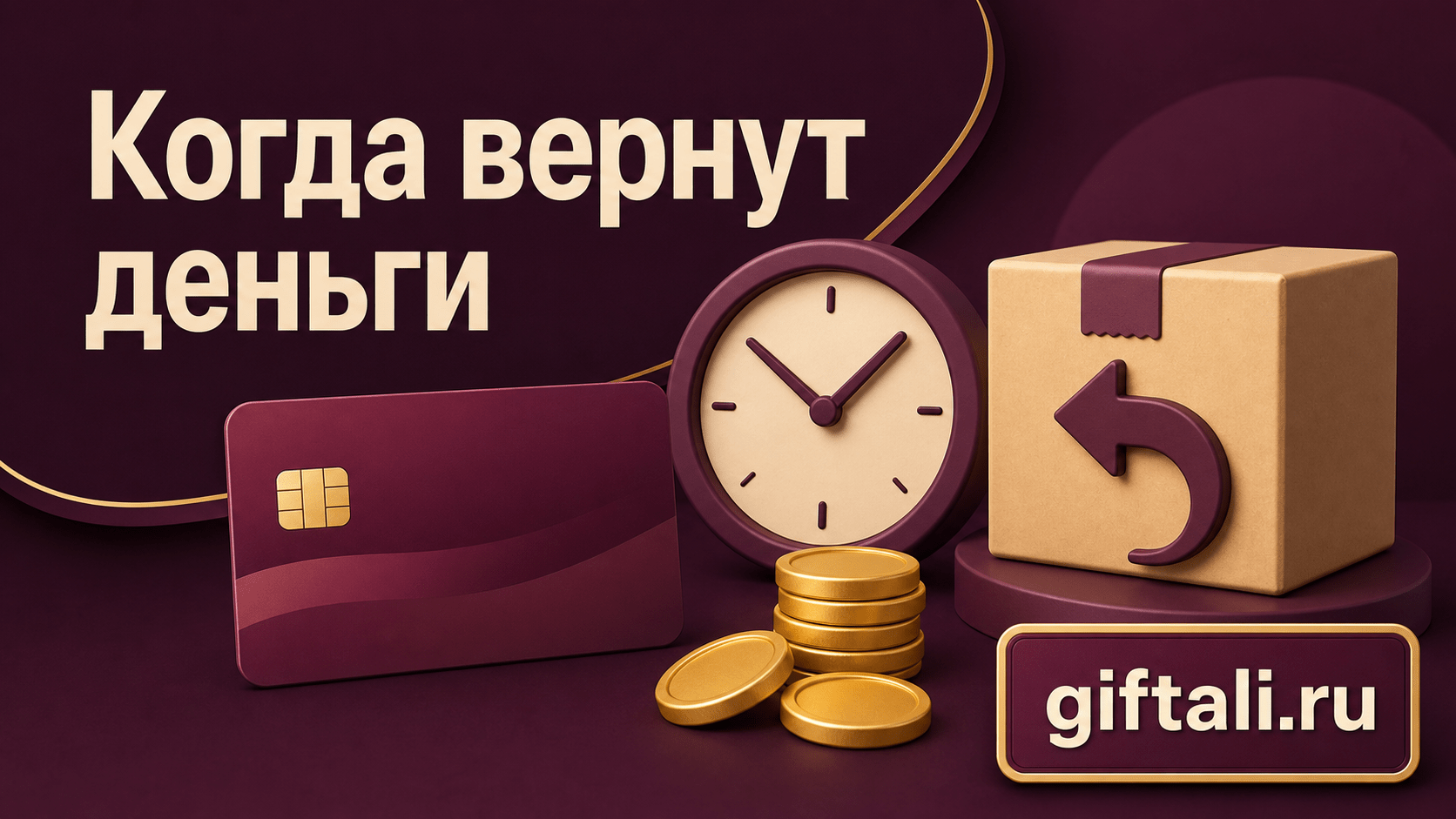 Возврат денег после отмены заказа на банковскую карту