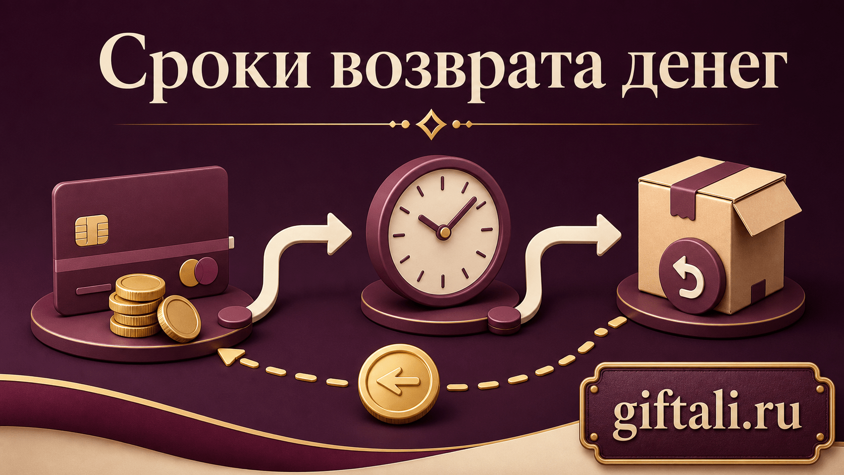 Этапы возврата денег после передачи товара