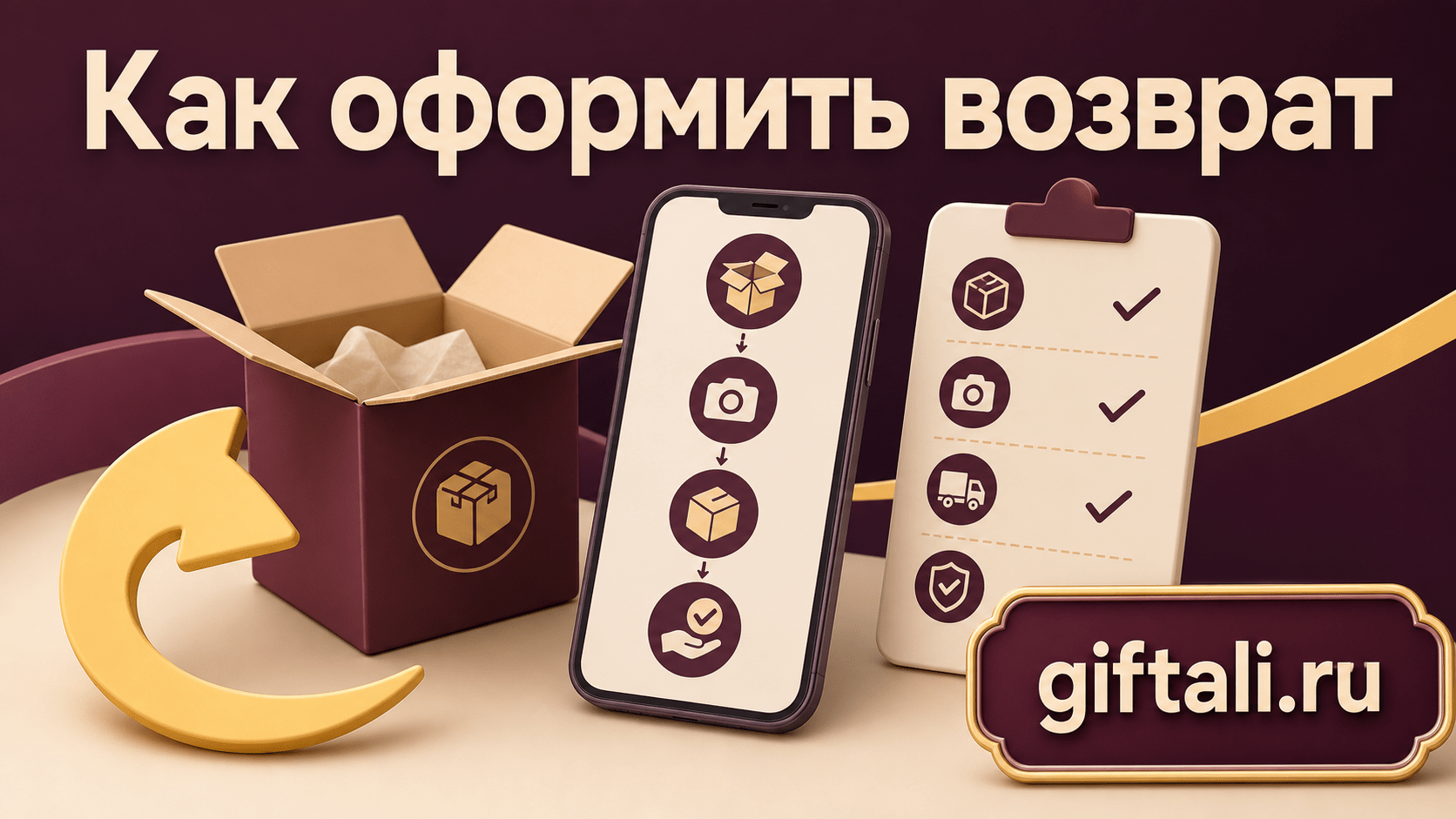 Пошаговое оформление возврата товара через приложение