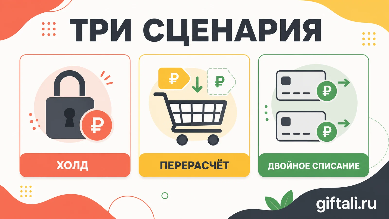 Холд, перерасчёт и двойное списание в заказе Купера