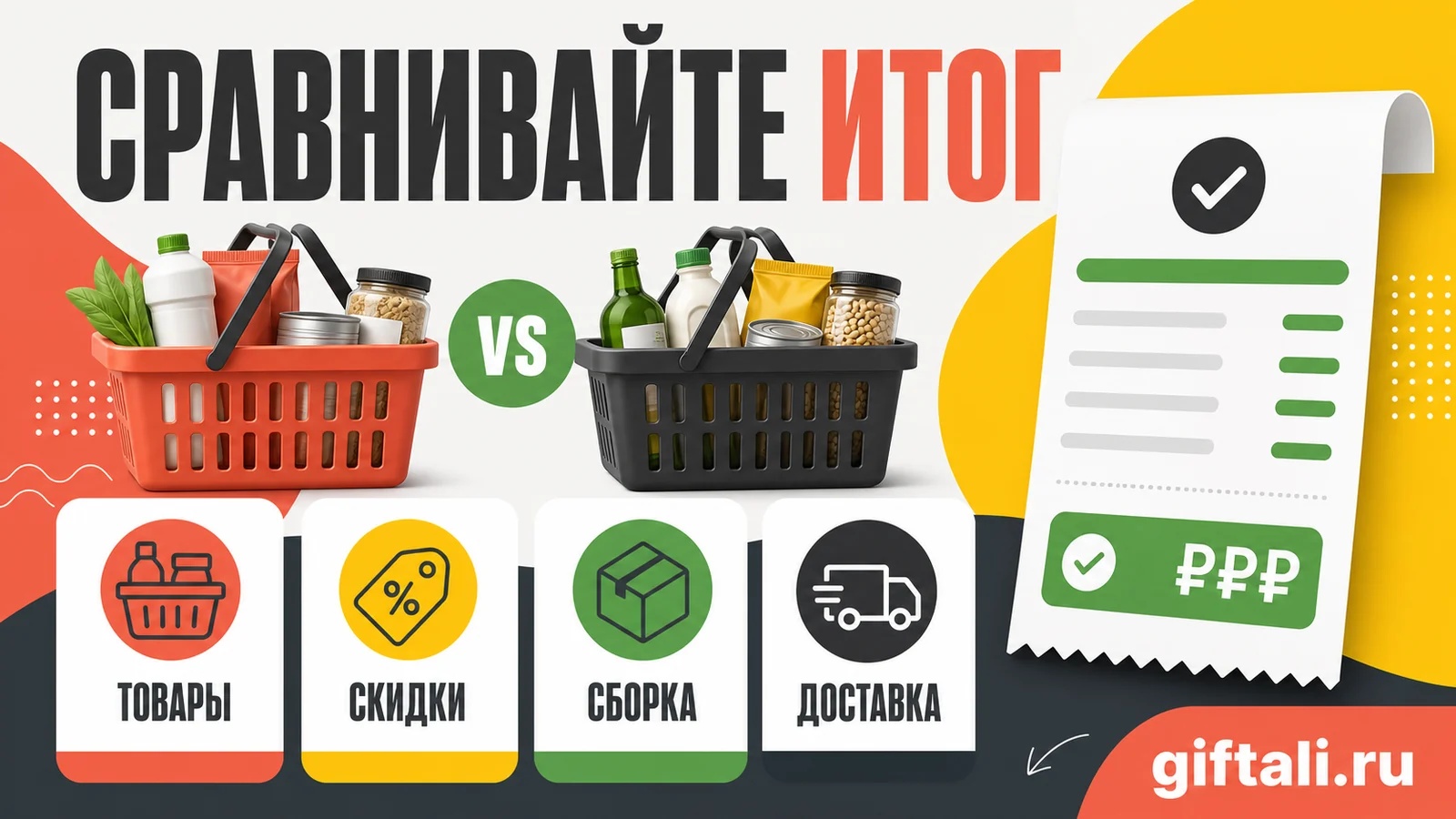 Как сравнить итоговую стоимость заказа в магазинах Купера