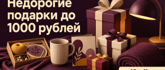 Недорогие подарки до 1000 рублей