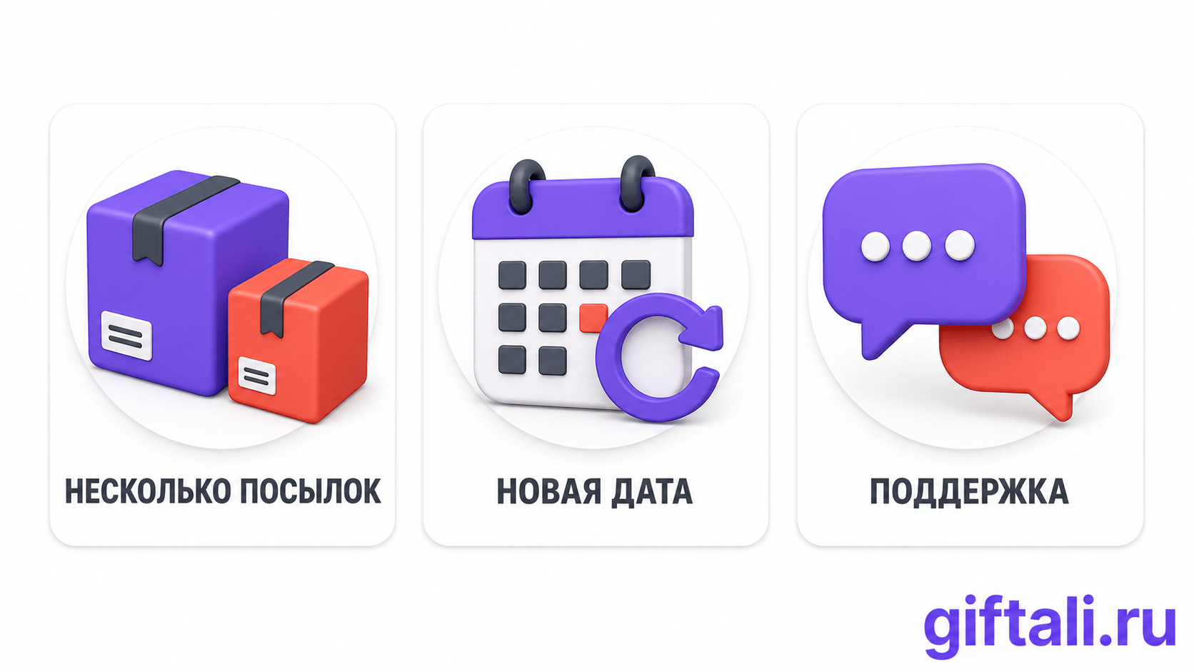 Проверка нескольких посылок, новой даты и поддержки