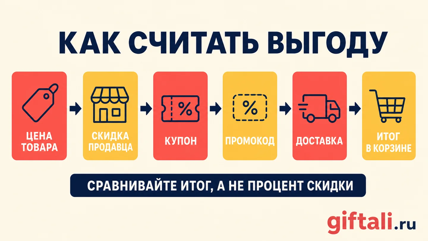 Как рассчитать итоговую цену AliExpress с купоном, промокодом и доставкой
