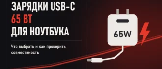 Зарядки USB-C 65 Вт для ноутбука